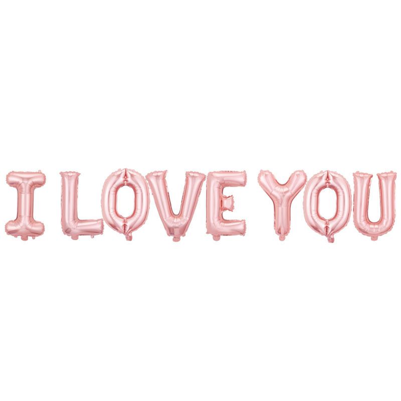 Letrero I LOVE YOU